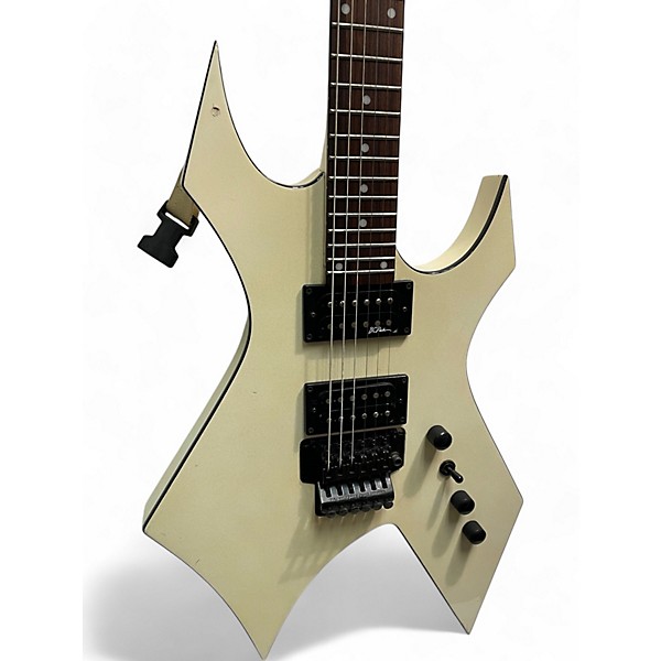 Used B.C. Rich Warlock Widow SE white Solid Body Electric Guitar