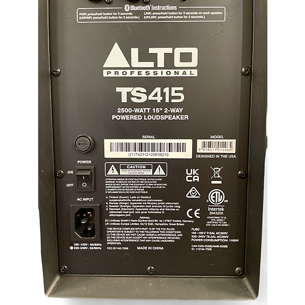 Used Alto Used Alto TS415 Powered Speaker