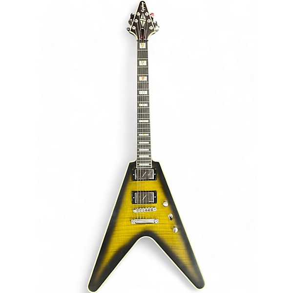 Used Epiphone Prophecy flying v Olive tiger Solid Body Electric Guitar