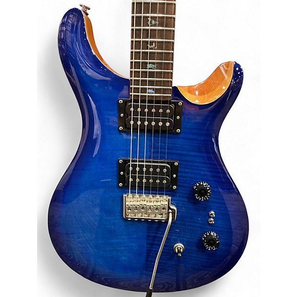 Used PRS Used PRS se 74th anniversary edition faded blue Solid Body Electric Guitar