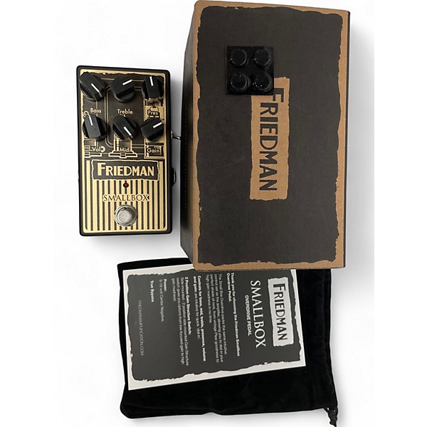 Used Friedman Smallbox Overdrive Effect Pedal