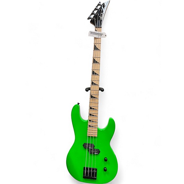 Used Jackson Used Jackson js1m neon green Electric Bass Guitar