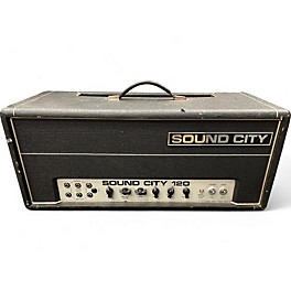 Vintage 1972 Sound City 120 AMP HEAD Tube Guitar Amp Head