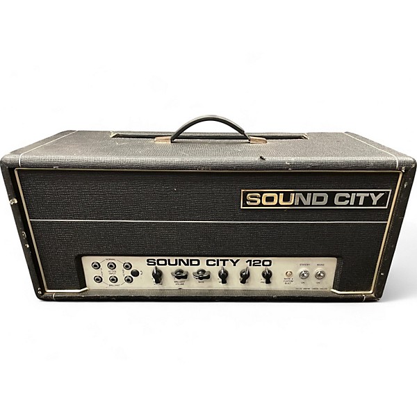 Vintage Vintage 1972 Sound City 120 AMP HEAD Tube Guitar Amp Head