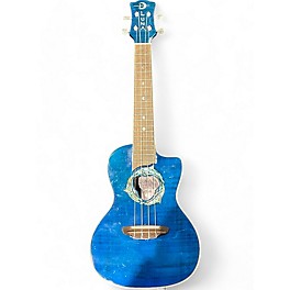 Used Luna Used Luna Dolphin Trans Blue Ukulele