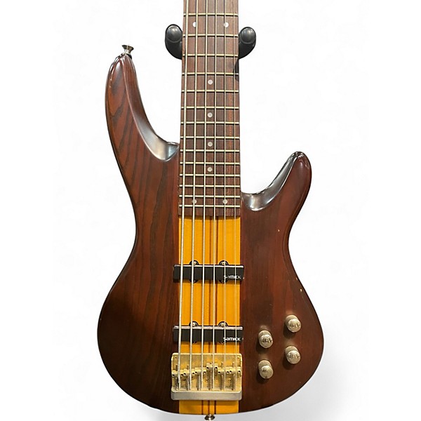 Used Samick Used Samick Artist Walnut Natural Electric Bass Guitar