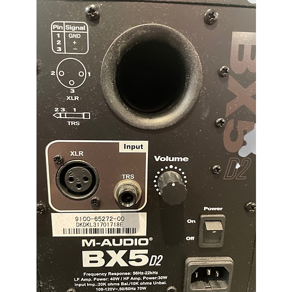 Used M-Audio BX5 D2 Pair Powered Monitor