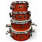 Used TAMA 4 Piece cocktail jam orange sparkle Drum Kit thumbnail