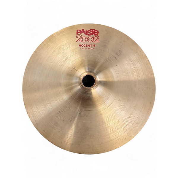 Used Paiste 6in 2002 accent Cymbal