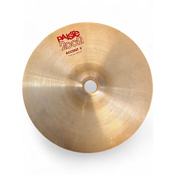 Used Paiste 6in 2002 accent Cymbal