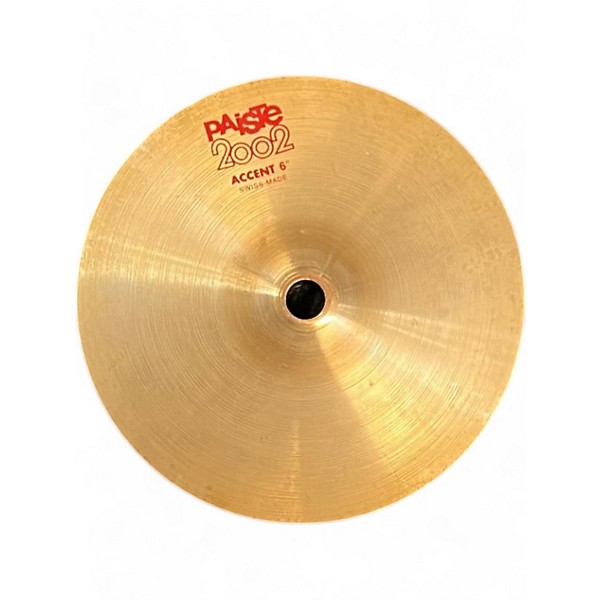 Used Paiste 6in 2002 accent Cymbal