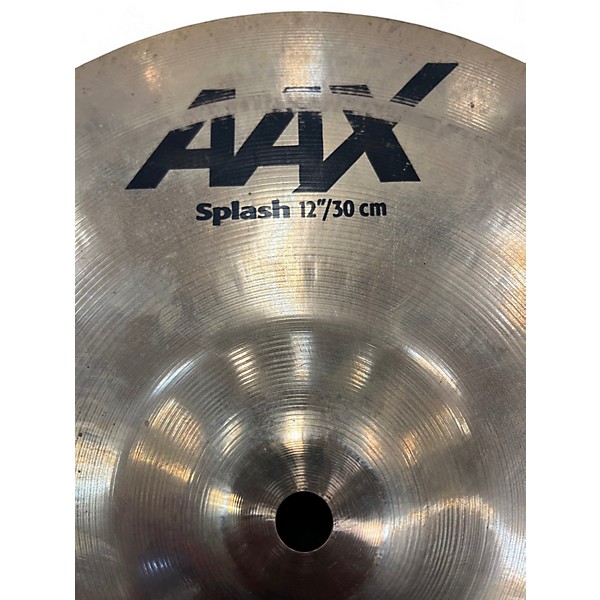 Used Sabian 12in aax splash Cymbal