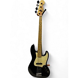 Used 2008 Fender American Standard Jazz Bass Black Electric Bass Guitar