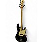 Used 2008 Fender American Standard Jazz Bass Black Electric Bass Guitar thumbnail