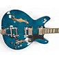 Used Hagstrom Viking Deluxe Baltic Blue Hollow Body Electric Guitar