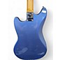 Used 2012 Fender Kurt Cobain Signature Mustang Dark Lake Placid Blue with Stripe Solid Body Electric Guitar