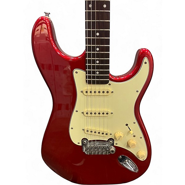 Used G&L Tribute Legacy Candy Apple Red Solid Body Electric Guitar