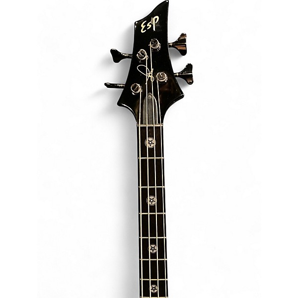 Used ESP Tom Araya Signature Black Electric Bass Guitar