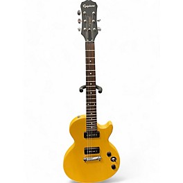 Used Epiphone Les Paul Special P90 Yellow Solid Body Electric Guitar