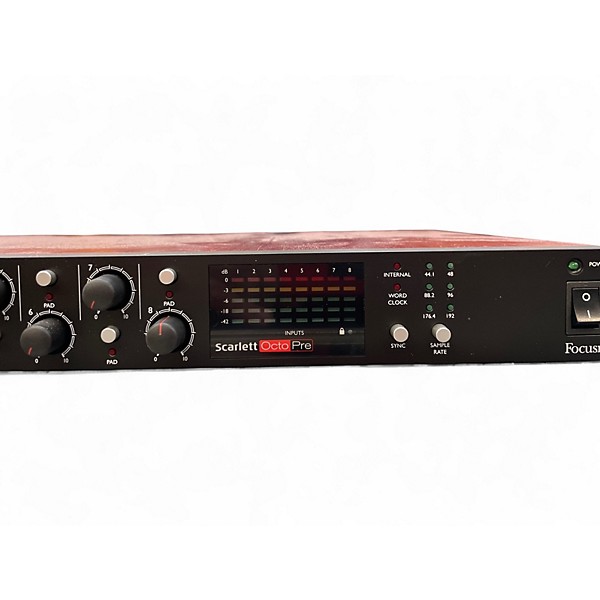 Used Focusrite Scarlett OctoPre Audio Converter