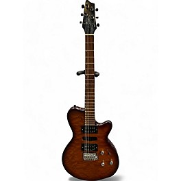 Used Godin Solidac Natural Hollow Body Electric Guitar