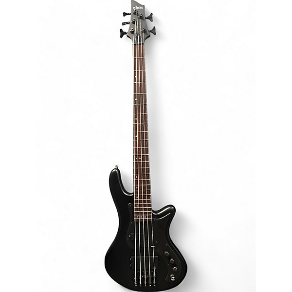 Used Schecter Guitar Research STEALTH 5 Black Electric Bass Guitar