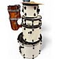 Used SPL 4 Piece velocity White Drum Kit thumbnail