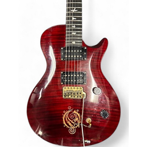 Used PRS Mikael Akerfeldt Signature SE Crimson Red Trans Solid Body Electric Guitar