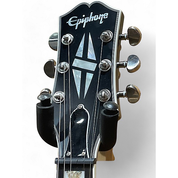 Used Epiphone Les Paul Prophecy Custom EX OLIVE BURST Solid Body Electric Guitar