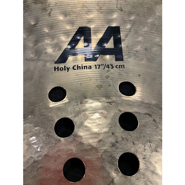 Used SABIAN 17in AA Holy China Brilliant Cymbal