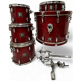 Used SONOR 5 Piece FORGE 3001 CHERRY RED Drum Kit