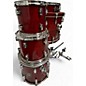 Used SONOR 5 Piece FORGE 3001 CHERRY RED Drum Kit