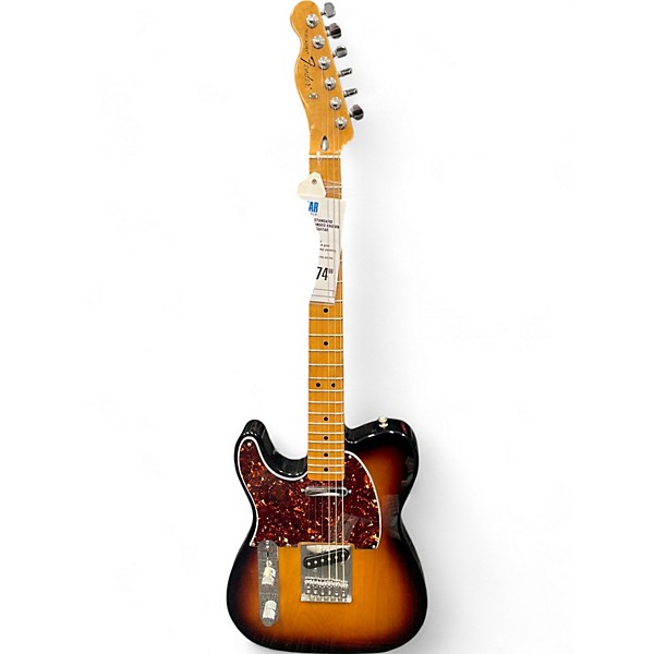 Used 2014 Fender Standard Telecaster Left Handed Brown Sunburst Electric Guitar