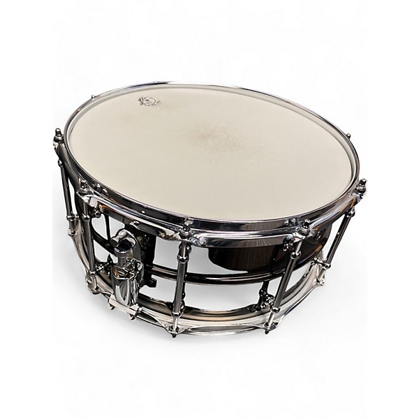 Used Pork Pie 14in Big Black Brass Black Chrome Drum