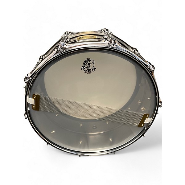 Used Pork Pie 14in Big Black Brass Black Chrome Drum