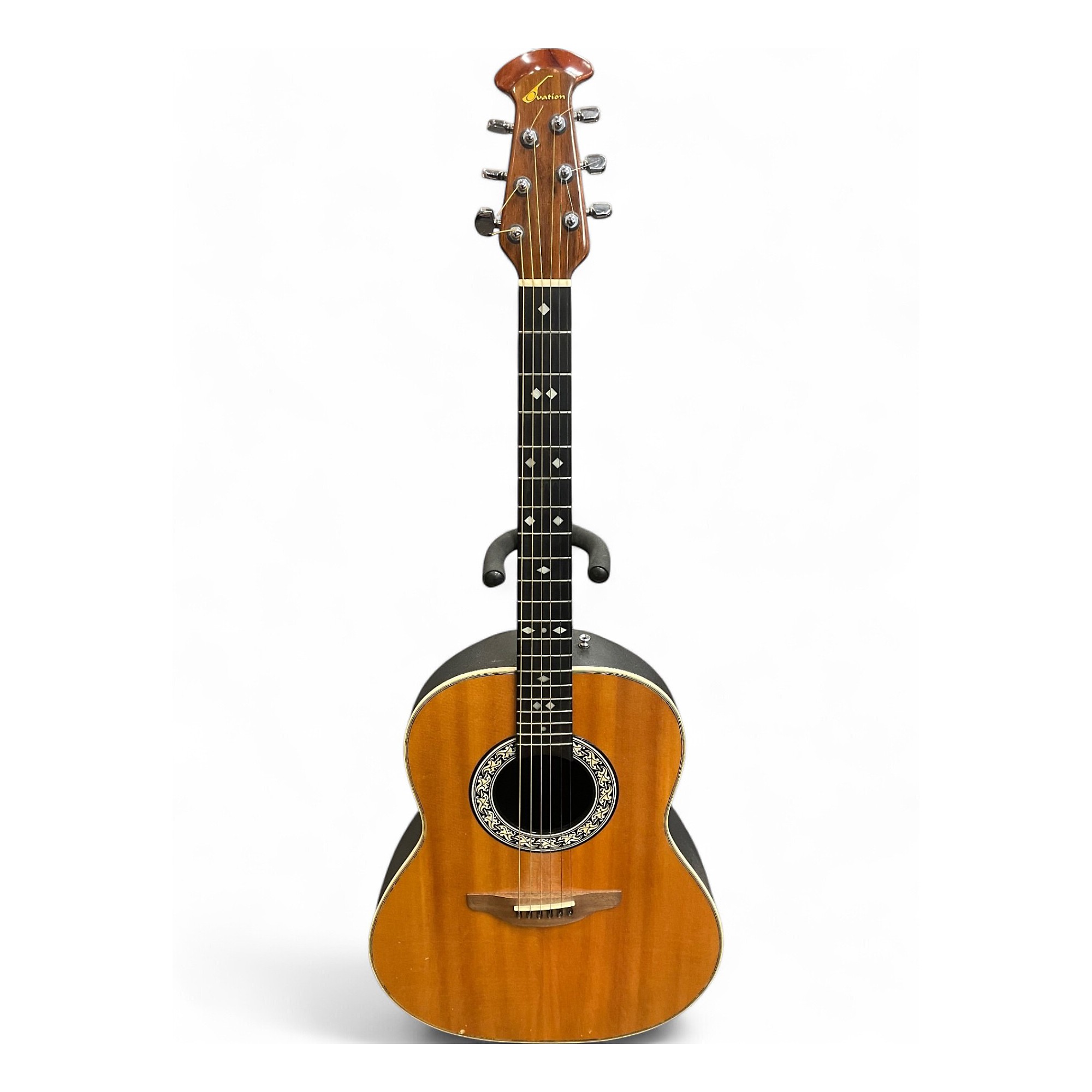 Vintage 1987 Ovation 1612 Natural Acoustic Electric Guitar Natural