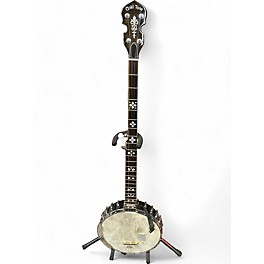 Used Gold Tone Used Gold Tone White Lady 250 Black and Silver Banjo