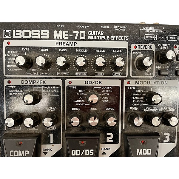 Used BOSS ME70 Guitar Multi Effect Processor