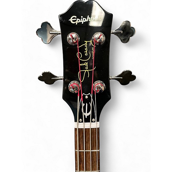 Used Epiphone Jack Casady Signature Sparkling Burgundy