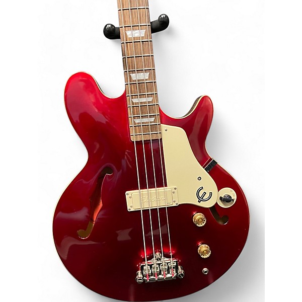 Used Epiphone Jack Casady Signature Sparkling Burgundy