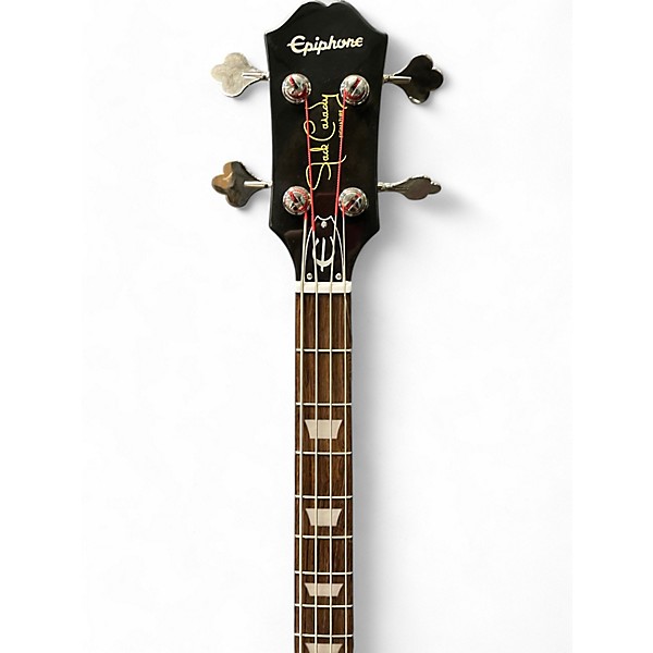 Used Epiphone Jack Casady Signature Sparkling Burgundy