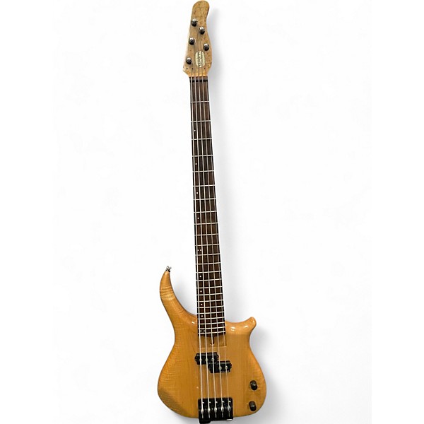 Used US Masters Guitar Works EP5 Natural Electric Bass Guitar