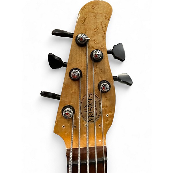 Used US Masters Guitar Works EP5 Natural Electric Bass Guitar