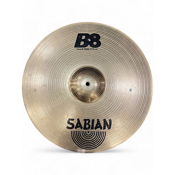 Used SABIAN 18in B8 Crash Ride Cymbal