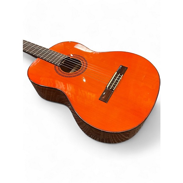 Used Washburn C5 Orange Classical Acoustic Guitar