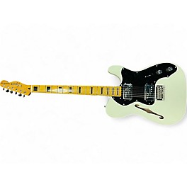 Used Squier Used Squier Classic Vibe Telecaster Thinline White Hollow Body Electric Guitar