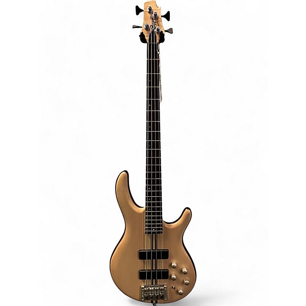 Used Cort A4 PLUS FMMH Natural Electric Bass Guitar