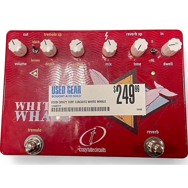 Used Crazy Tube Circuits White Whale Effect Pedal