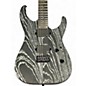 Used ESP LTD M1000 Custom 1 of 1 HH Black and Silver Solid Body Electric Guitar