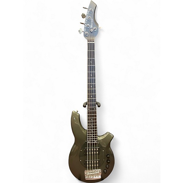 Used Ernie Ball Music Man Used 2010 Ernie Ball Music Man Bongo 5 HH Gunmetal Gray Electric Bass Guitar